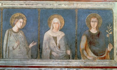 Five Saints, (detail) by Simone Martini